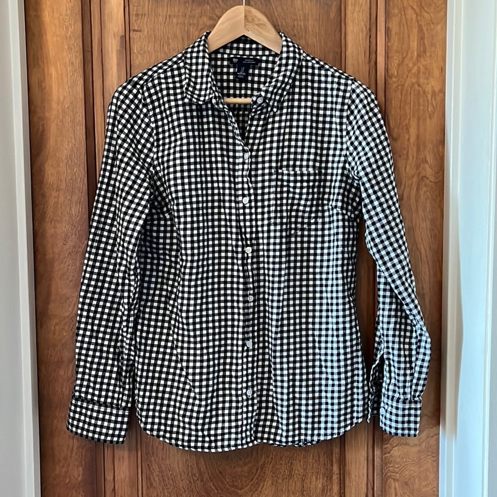 Gap Gingham Flannel Shirt